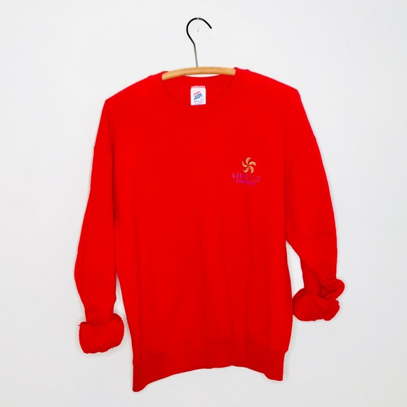 Vintage Sweaters - Vintage Retro Florida Resort Oversized Sweatshirt